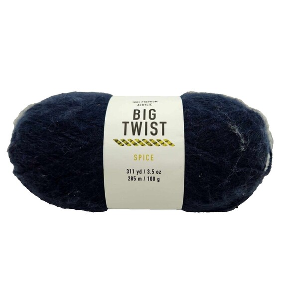 Big Twist Spice Yarn Mood Indigo One Skein Medium Weight #4 Jo-Ann Fabrics NOS - Picture 1 of 7